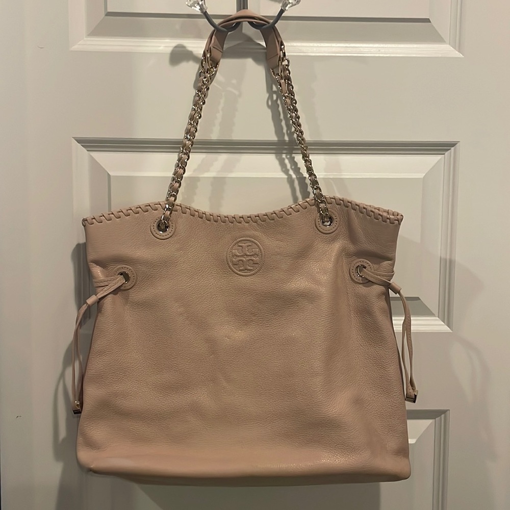 Tory Burch Marion Bag & Wallet Blush Pink with Gold Details